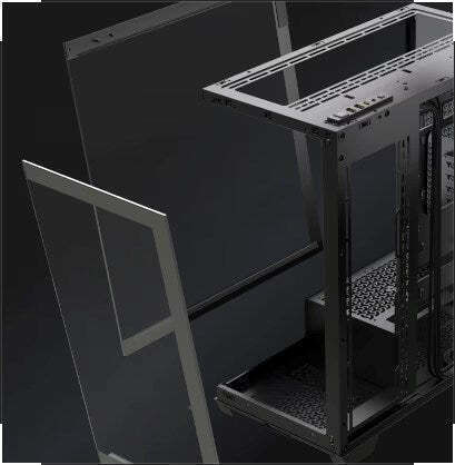 Corsair 3500X LX-R RGB Gaming Midi Tower Computer Case with Side Window Black