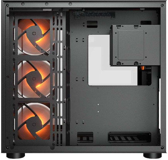 Cougar FV150 MINI Gaming Mini Tower Computer Case with Side Window Black