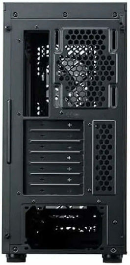 CoolerMaster Elite 502 Gaming Midi Tower Κουτί Υπολογιστή με Πλαϊνό Παράθυρο Μαύρο