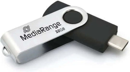 MediaRange 32GB USB 3.2 Stick Ασημί