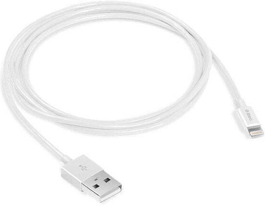TTEC USB-A to Lightning Cable White 1m (2DK7508B)