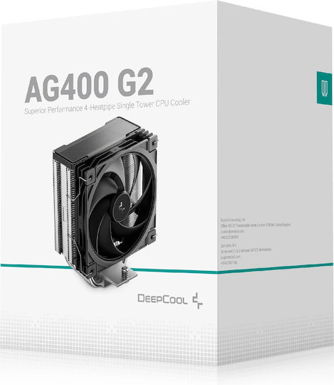Deepcool AG400 G2 Ψύκτρα Επεξεργαστή για Socket 1700/1851/AM4/AM5
