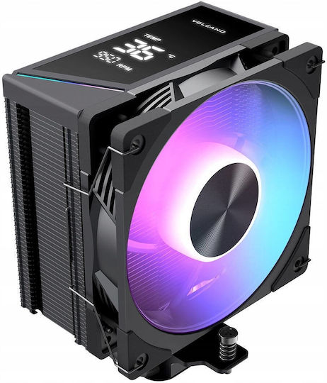Modecom Volcano 0C T102 LCD CPU Cooler for Socket AM4/AM5/1200/1700 with ARGB Lighting