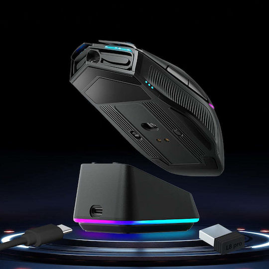 Machenike L8 Pro Wireless RGB Gaming Mouse 26000 DPI Black