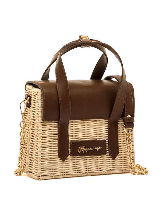 Straw Brown Women's Shoulder Bag