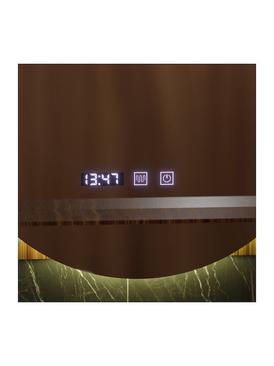 Alista Home Καθρέπτης Μπάνιου Led Αφής 60x60cm
