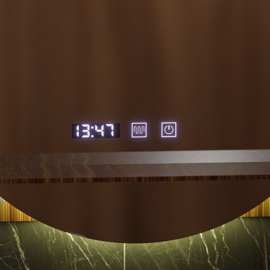 Alista Home Καθρέπτης Μπάνιου Led Αφής 60x60cm