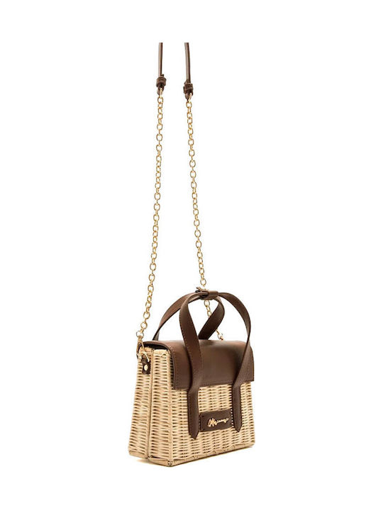 Straw Brown Women's Shoulder Bag