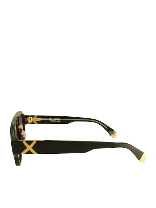 Oscar & Frank Makati Unisex Sunglasses with Black Frame and Black Lens