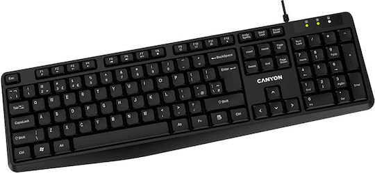 Canyon Simple CNE-CKEY01 Само клавиатура Български Черен