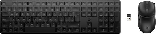 HP 495C Kabellos Tastatur & Maus Set Englisch US