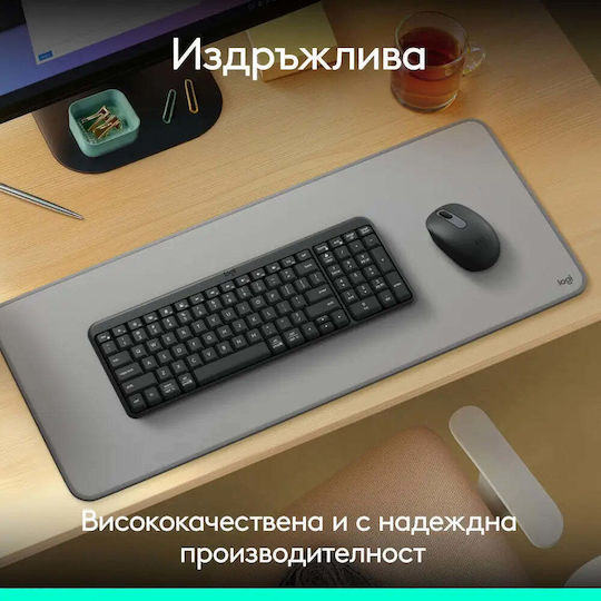Logitech MK250 Compact Wireless Bluetooth Keyboard & Mouse Set Cyrillic