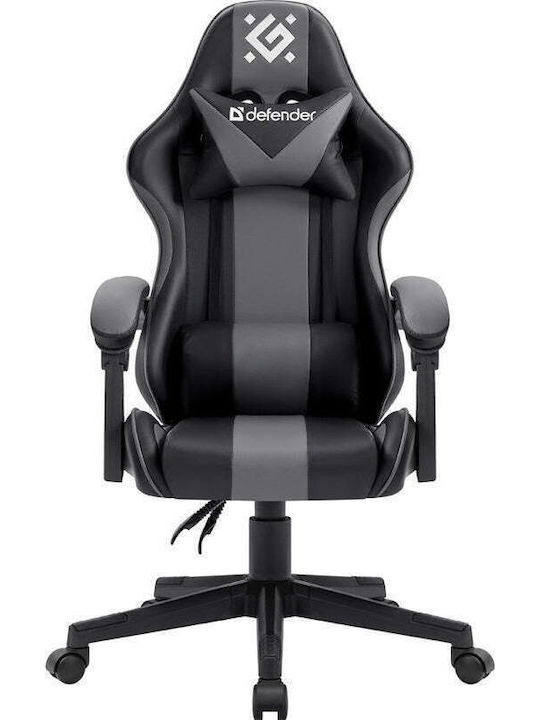Defender Cosmic Gaming Stuhl Aus Künstliches Leder Mit Verstellbare Armlehnen Graues