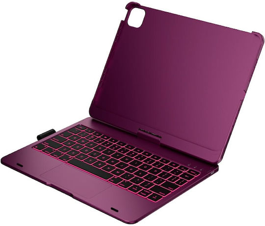 Supero Typecase Edge Tablet Case Keyboard Ipad Air 11" M2 2024 M3 2025 M4 2026 Raspberry