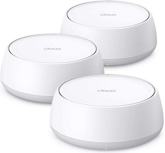 TP-LINK Deco BE25 v2 WiFi Мрежа на мрежови точки Точка за достъп Wi-Fi 7 Двулентов (2.4 и 5GHz) в Двоен комплект