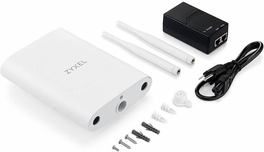 Zyxel NWA55BE Outdoor WiFi Mesh Network Access Point Wi-Fi 7 Dual Band (2.4 & 5GHz) for Outdoor Placement