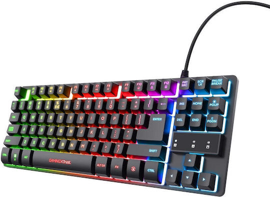 Trust GXT833 Thado Gaming Keyboard Tenkeyless with RGB lighting (English US)