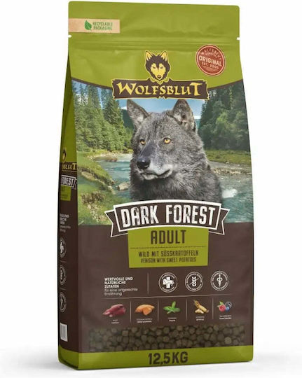 Wolfsblut 12.5kg Hrană Uscată pentru Câini Adulţi cu Cerb