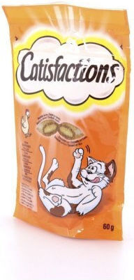 Catisfactions Snack Treats with Chicken for Adult Cats 60gr