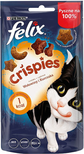 Felix Katzenleckerlis mit Rindfleisch mit Rindfleisch & Huhn für Erwachsene Katzen 45g