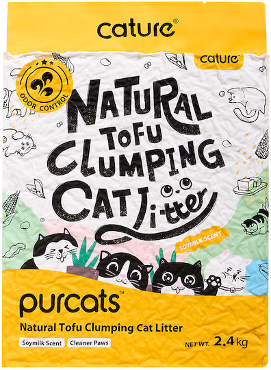Cature Natural Tofu Clumping Cat Litter Пелети за котки Тофу 6лт