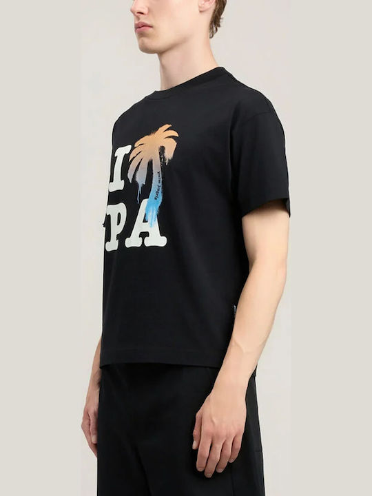 T-shirt Black White