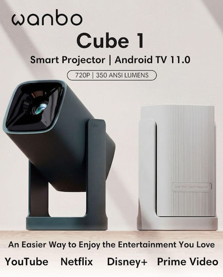 Wanbo Cube 1 WANBOCUBE1DRKGRN Mini Proiector LCD HD Verde