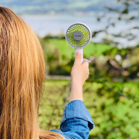 Stylies Lacerta Handheld USB Rechargeable Fan 5W Green