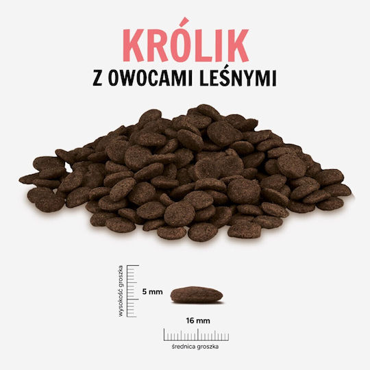 Paka Zwierzaka 1.5kg Dry Dog Food for Medium and Large Breeds Grain-Free with Rabbit and Hare