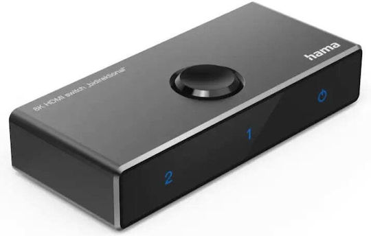Hama 2053248k-hdmi Switch Bidirecțional 1 Intrare 2 Ieșiri/2 Intrări 1 Ieșire