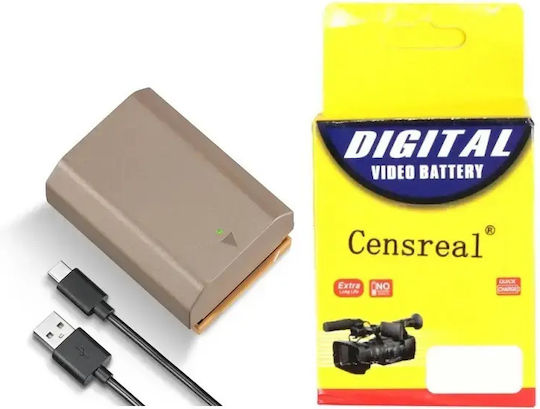 Censreal Μπαταρία Συμβατή Sony Np-fz100h Θύρα Φόρτισης Usb-c