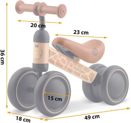 Ricokids Tricycle with Parental Handle
