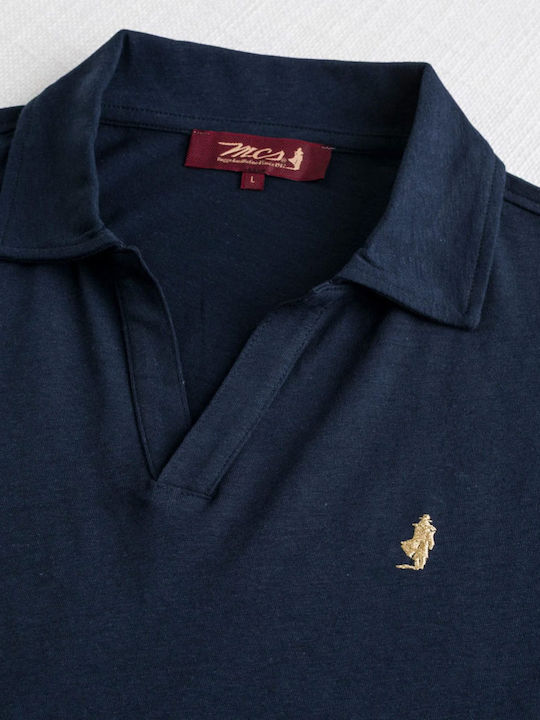 Polo Blouse Navy Blue