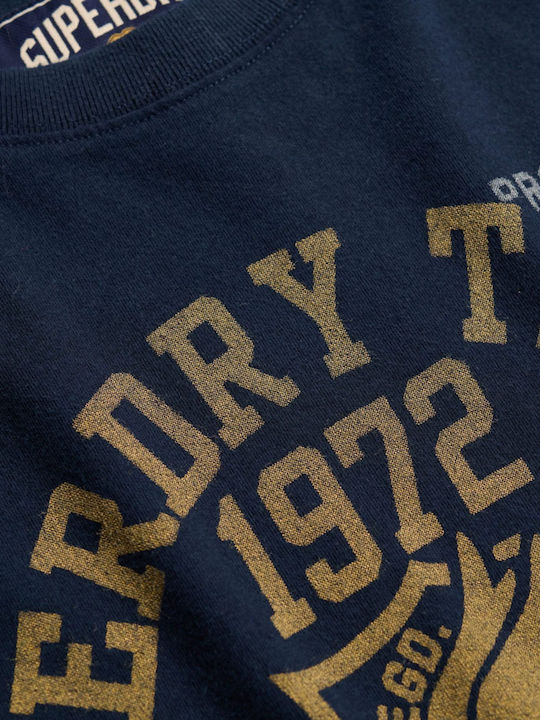 Sportliches T-Shirt Dunkelblau