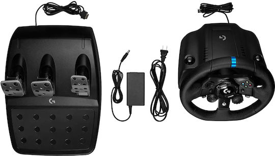 Logitech G923 + G29 Shifter Volan cu Schimbător de Viteze și Pedale pentru PC / XBOX One / Xbox Seria X/S cu 900° Grade de Rotire