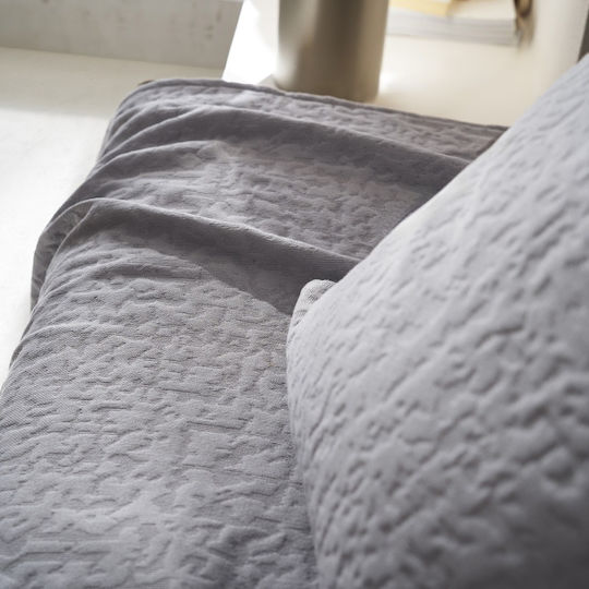 Gofis Home Francis Τριθέσιου Καναπέ Π180xΜ300cm Magnet Grey