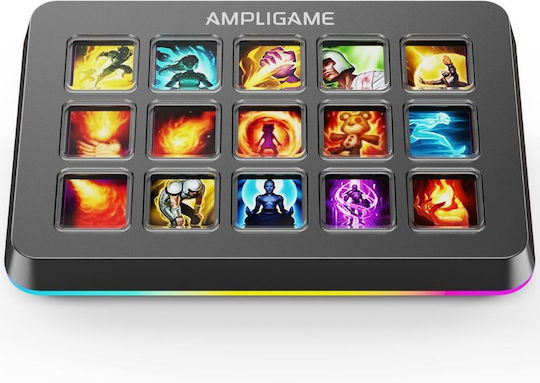 Fifine Stream Deck AmpliGame D6 Stream Controller Deck with RGB για PC