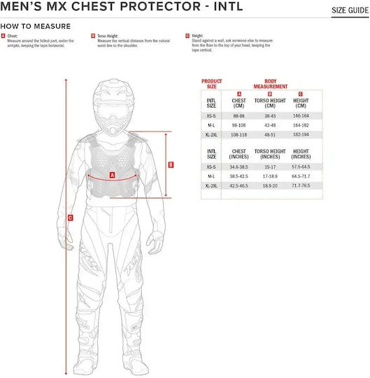Alpinestars Protective Chest A-1 Bio-foam