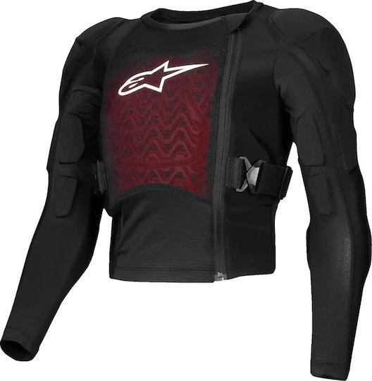 Alpinestars Bionic Plasma LT CE-Schutzstufe 1 Kinder Schutzjacke Motocross Schwarz Farbe
