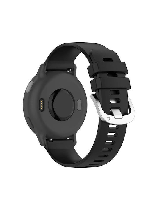 Edman Λουράκι Σιλικόνης Μαύρο (Garmin Vivoactive 5)
