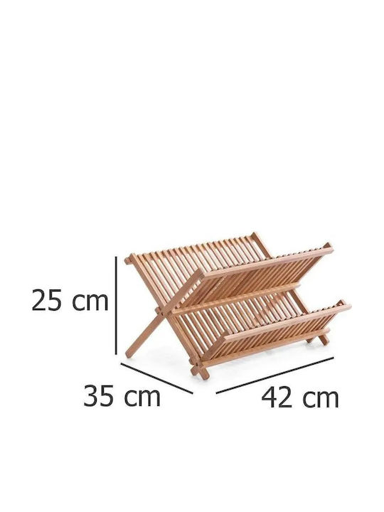 Zeller Wooden Brown Sink Strainer 42x35x27.5cm