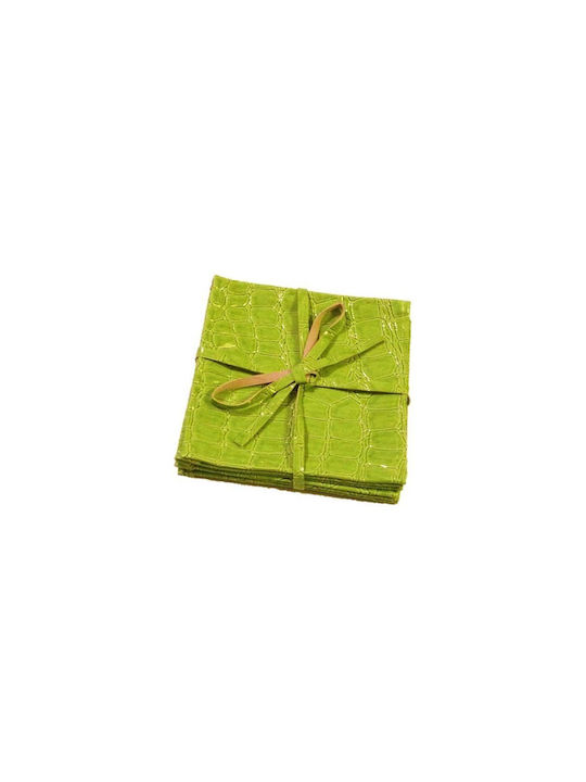 Espiel Wooden Coaster 10x10cm 4 Pieces