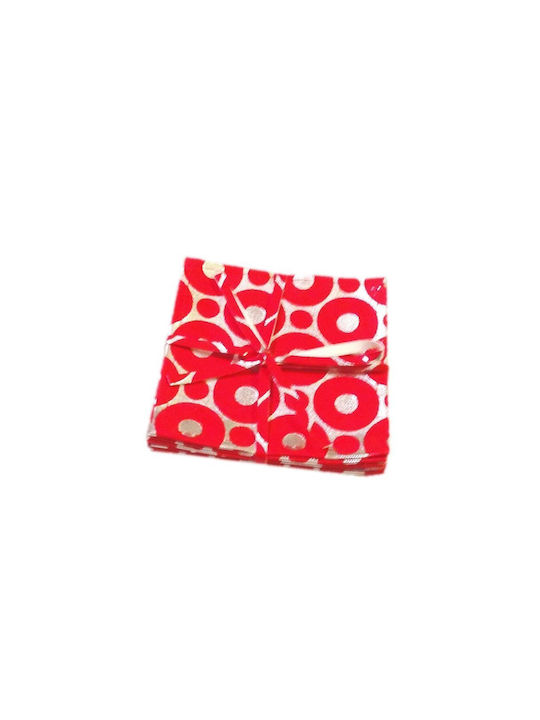 Espiel Wooden Coaster 10x10cm 4 Pieces