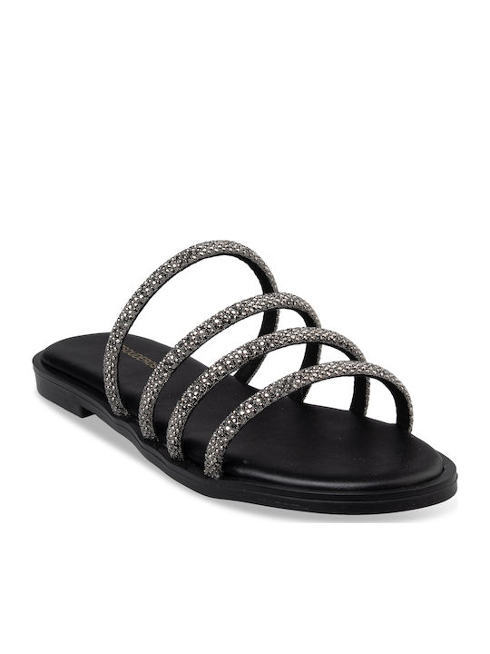 Women's Flat Sandals Black