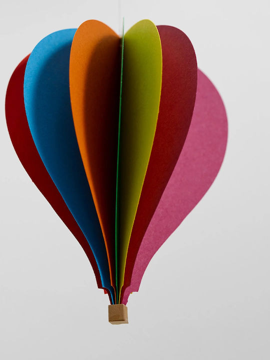 Flensted Mobiles Kids Room Mobile Hot Air Balloon 11x8cm