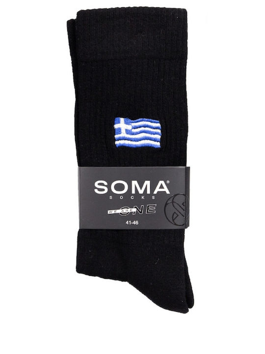 Soma Herren Socken Schwarz