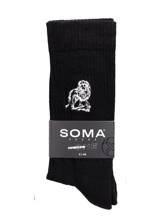 Soma Мъжки Чорапи Черен