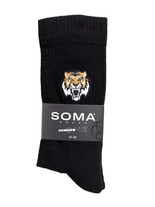 Soma Ανδρικές Κάλτσες Μαύρο