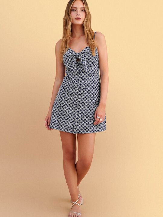 Sommer Mini Damenkleid Mehrfarbig