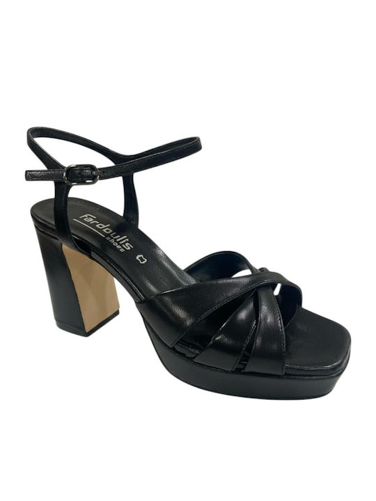 Sandale Din Piele Negre